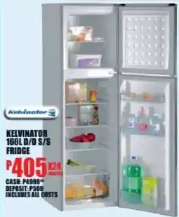 Lewis Kelvinator D/D S/S Fridge offer