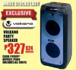 Lewis Volkano Party Speaker offer