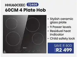 Hirsch's Hisense 4 Plate Hob offer
