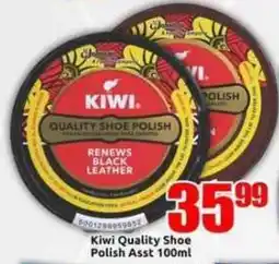 Three Star Cash and Carry Kiwi Quality Shoe Polish offer