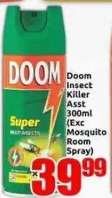 Three Star Cash and Carry DOOM Insect Killer offer