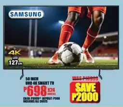 Lewis Samsung 50 inch UHD 4K Smart TV offer