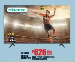 Lewis Hisense 50 inch UHD 4K Smart TV offer