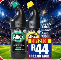 Three Star Cash and Carry Albex, Thick Bleach Asst offer