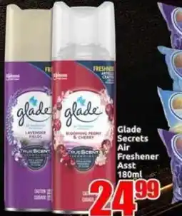 Three Star Cash and Carry Glade Secrets Air Freshener Assorted offer