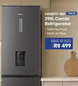 Hirsch's Hiseeu 298L Combi Refrigerator offer