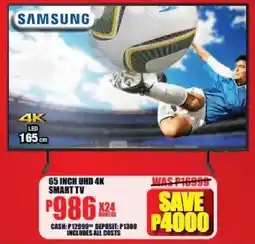 Lewis Samsung 65 inch uhd 4k smart tv offer
