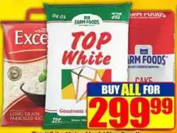 Three Star Cash and Carry Top White Main Meal 40kg offer