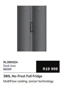Hirsch's Smeg Dark Inox No-Frost Full Fridge offer