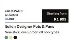 Hirsch's COOKWARE Assorted offer