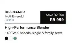 Hirsch's High-Performance Blender offer