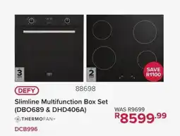 Hirsch's DEFY Slimline Multifunction Box Set (DBO689 & DHD406A) offer