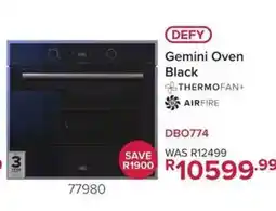 Hirsch's DEFY Gemini Oven Black offer