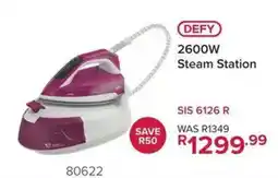 Hirsch's DEFY 2600W Steam Station offer
