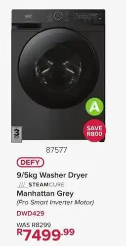 Hirsch's DEFY 9/5kg Washer Dryer offer