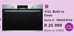Hirsch's 112L Built-in Oven offer