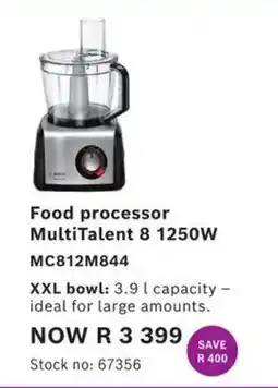 Hirsch's Food processor MultiTalent 8 offer