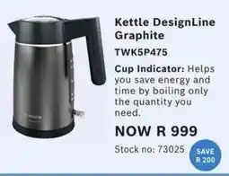 Hirsch's Kettle DesignLine Graphite TWK5P475 offer