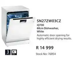 Hirsch's iQ700 Dishwasher offer