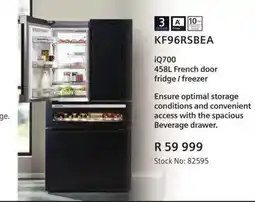 Hirsch's iQ700 French door fridge / freezer offer