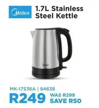 Hirsch's Midea 1.7L Stainless Steel Kettle offer