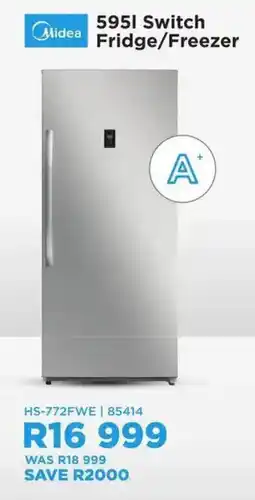Hirsch's Midea 595l Switch Fridge/Freezer offer