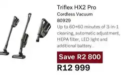 Hirsch's Triflex HX2 Pro Cordless Vacuum offer