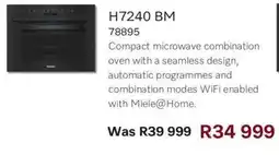 Hirsch's Miele compact microwave combination oven offer