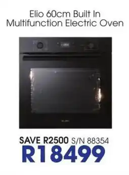 Hirsch's Elio 60cm Built In Multifunction Electric Oven offer