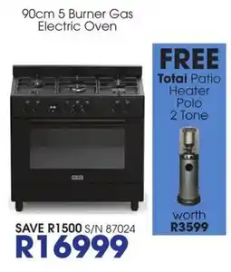 Hirsch's Elba 5 Burner Gas Electric Oven offer