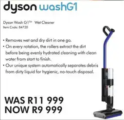 Hirsch's Dyson Wash G1 Wet Cleaner offer