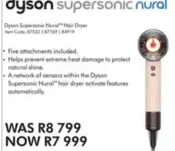 Hirsch's Dyson Supersononic Nural Hair Dryer offer