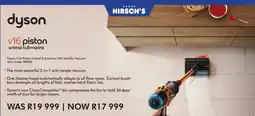 Hirsch's dyson v16 piston animal submarine offer