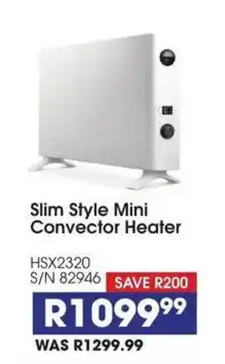 Hirsch's Slim Style Mini Convector Heater offer