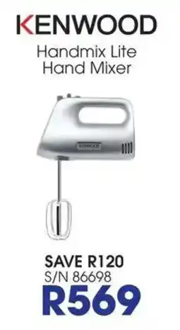 Hirsch's KENWOOD Handmix Lite Hand Mixer offer
