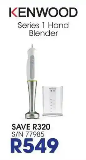 Hirsch's KENWOOD Series 1 Hand Blender offer