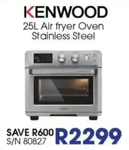 Hirsch's KENWOOD 25L Air fryer Oven Stainless Steel offer