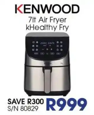 Hirsch's KENWOOD 7lt Air Fryer kHealthy Fry offer