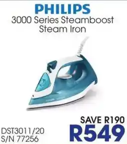 Hirsch's PHILIPS 3000 Series Steamboost Steam Iron offer