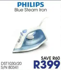 Hirsch's PHILIPS Blue Steam Iron offer