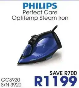 Hirsch's PHILIPS Perfect Care OptiTemp Steam Iron offer