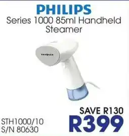 Hirsch's PHILIPS Series 1000 Handheld Steamer offer