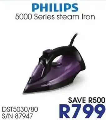 Hirsch's PHILIPS 5000 Series steam Iron offer