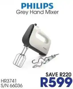 Hirsch's PHILIPS Grey Hand Mixer offer