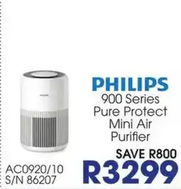Hirsch's PHILIPS 900 Series Pure Protect Mini Air Purifier offer