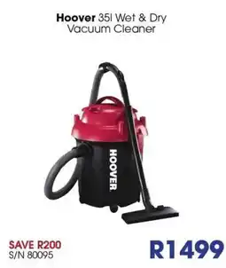 Hirsch's Hoover 35l Wet & Dry Vacuum Cleaner offer