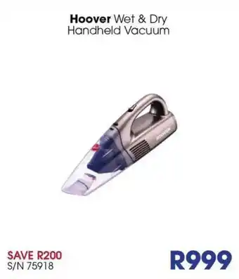 Hirsch's Hoover Wet & Dry Handheld Vacuum offer