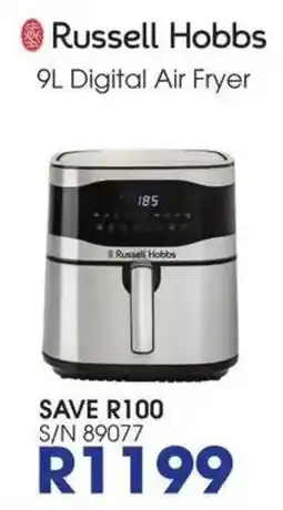 Hirsch's Russell Hobbs 9L Digital Air Fryer offer