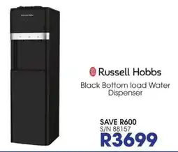 Hirsch's Russell Hobbs Black Bottom load Water Dispenser offer