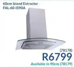 Hirsch's 60cm Island Extractor FAL-60-IS90A offer